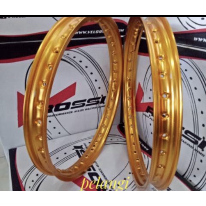 VELG ROSSI RING 17 GOLD SILVER BLUE - VELG ROSSI JARI JARI RING 17