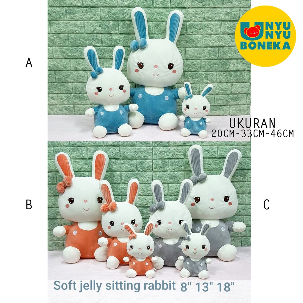 Boneka soft Rabbit kelinci Big  animal souvenir kado