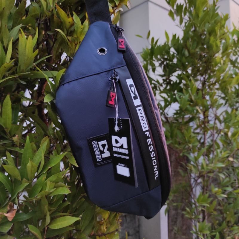 Tas Pria Original DM5 | Tas Selempang Pria Best Produk | Waist Bag Pria Model Distro