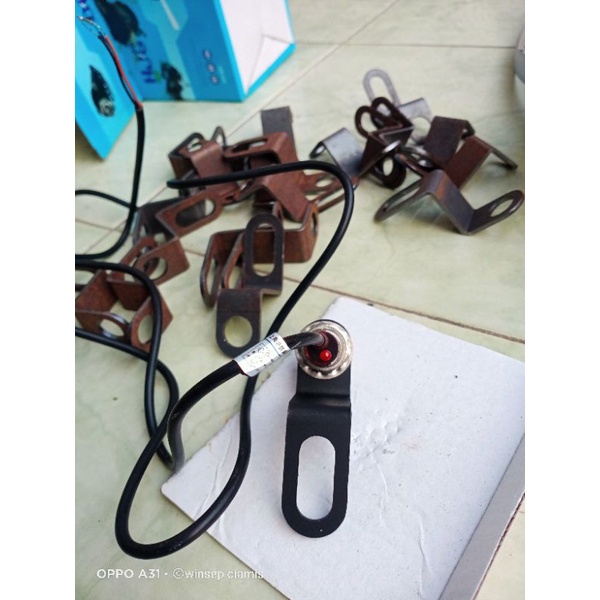 Breket Dudukan Sensor Speedometer Digital Universal Koso Pasti Ori