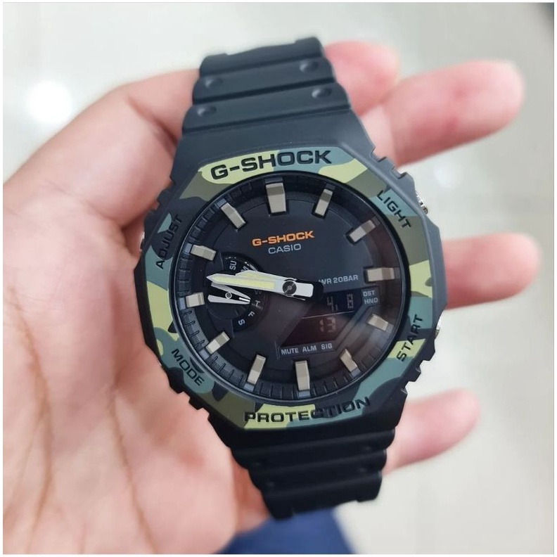 Jam Tangan Pria Casio G-shock GA-2100SU-1A New 2100 Original Garansi Resmi