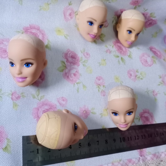 Mainan Kepala Boneka Botak Gundul Reroot