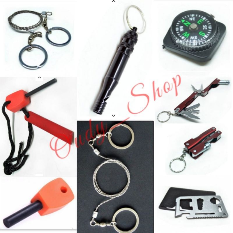 SOS Survival Kit Pendaki Gunung Emergency Tools