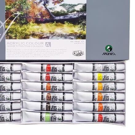 

Cat Acrylic maries 18 warna ➣