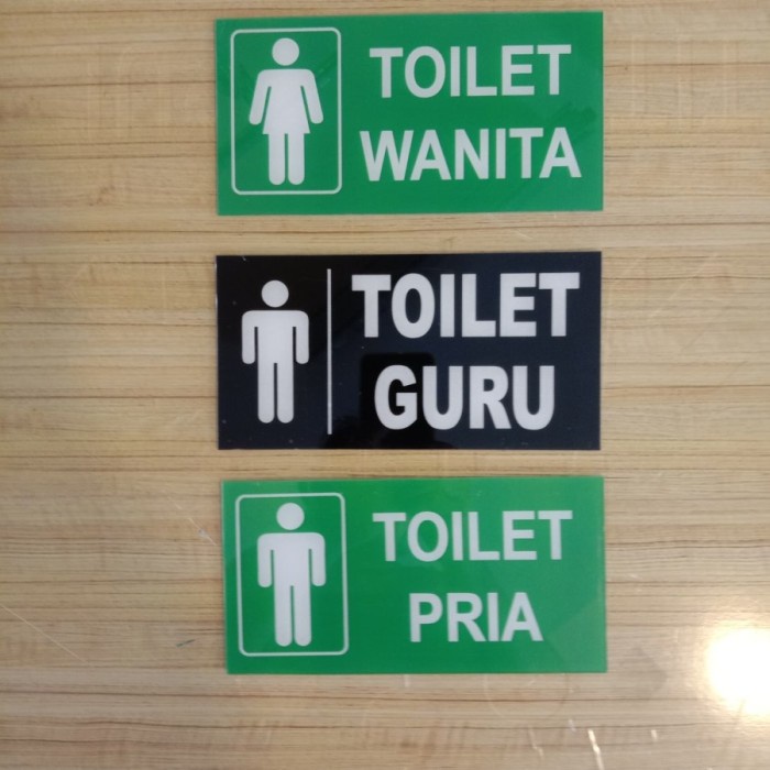 

SIGN akrilik K3RAMBU SAFETY ANEKA TOILET HARGA PER SATUAN 10 X 20CM