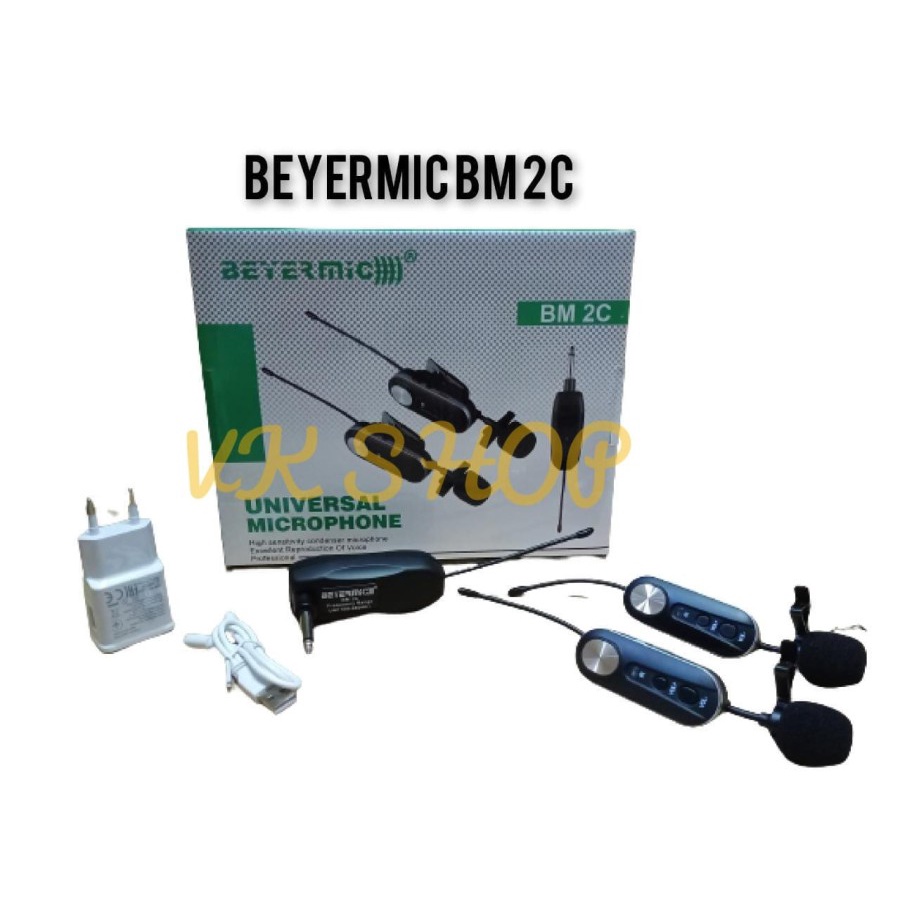 MIC CLIP ON WIRELESS BEYERMIC BM2C / BM 2C ORIGINAL