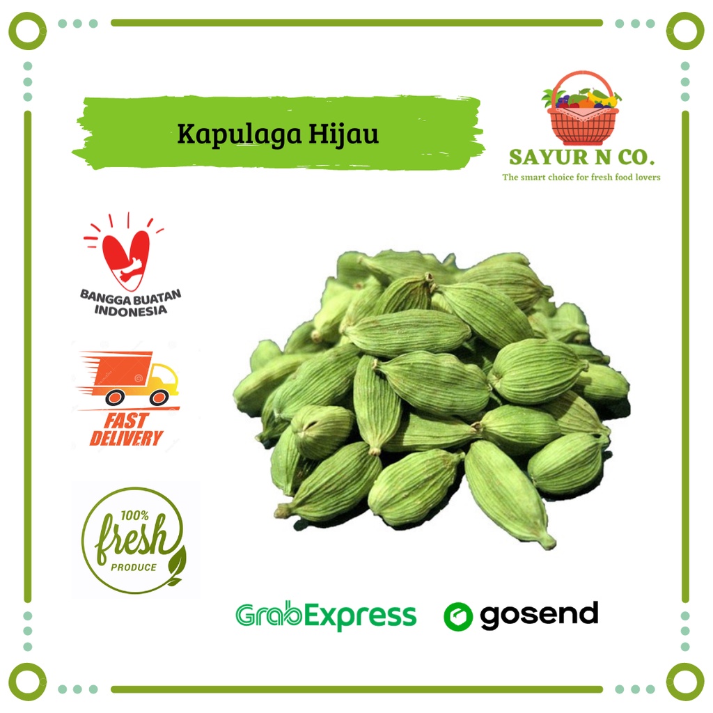 

Kapulaga Hijau 10gr | Sayur N Co Bekasi