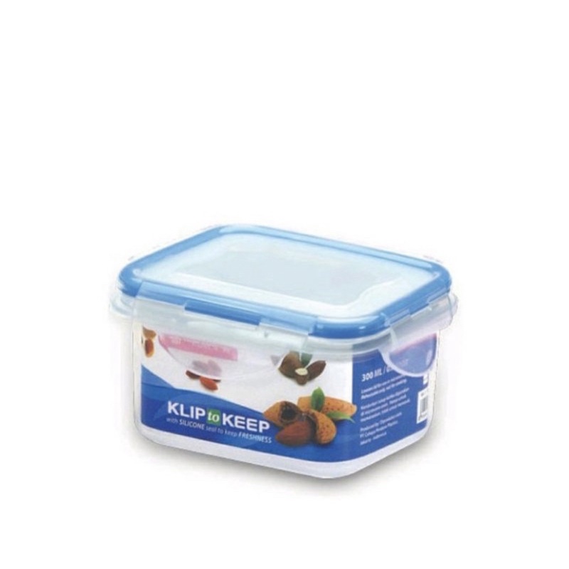 Tempat Makanan / Kotak Makanan / Lunch Box LION STAR Klip To Keep 1111 KK-1 (300 ML)