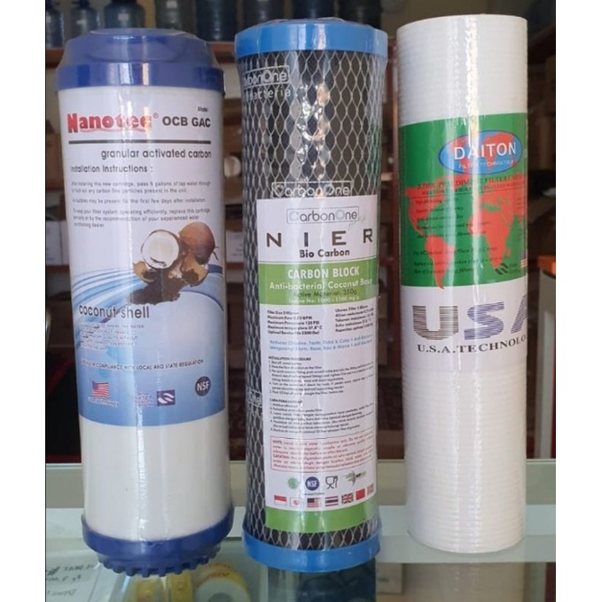 Giri Tirta - Paket Refill Filter 3 Tahap Anti Bacteria Untuk Reverse Osmosis