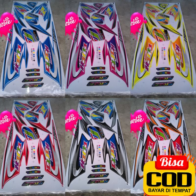 (BISA COD) Striping Stiker Lis Thailand Variasi Motor Honda Vario 125 old - Vario 125 Lama Click