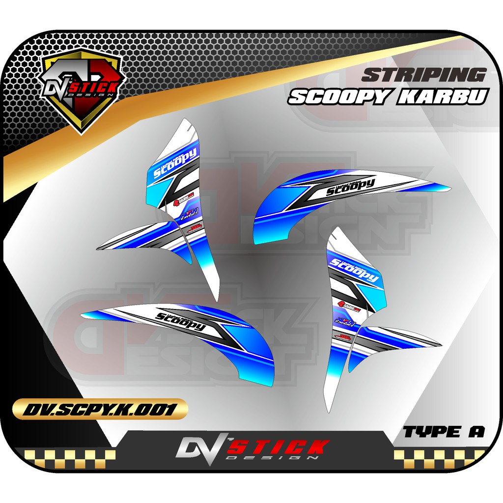 STRIPING SCOOPY KARBU-STIKER SCOOPY KARBU-MOTOR SCOOPY VARIASI 01