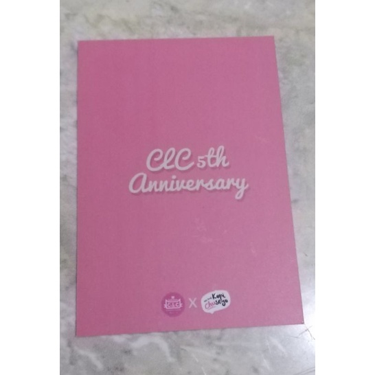 PC Photocard Yeeun Yujin Seungyeon Eunbin Elkie Seunghee Special CLC 5th Anniversary x Kopi Chuseyo 
