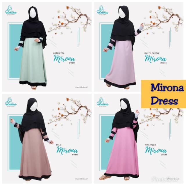 Elmina - Gamis Syari - Mirona Dress