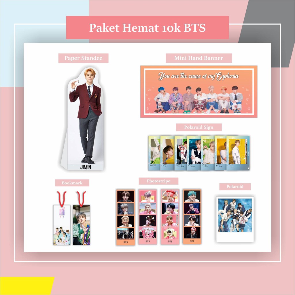 PAKET HEMAT 10K BTS Light || PERSONA || LOVE YOURSELF