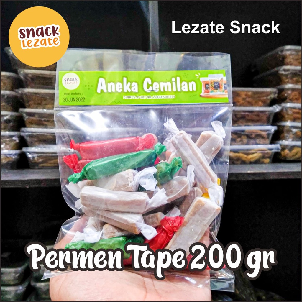 

Permen Tape 200gr Suwar Suwir Enak Asli Kediri Permen Tape Jadul Kiloan/ Jenang Tape Singkong