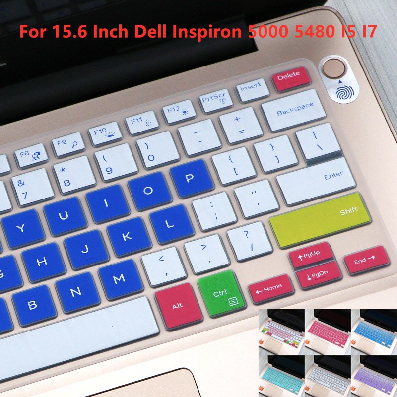 For 15.6 Inch Dell Inspiron 5000 5480 I5 I7 Soft Ultra-thin Silicone Laptop Keyboard Cover Protector