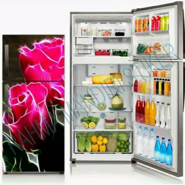 Sticker kulkas 2 pintu termurah