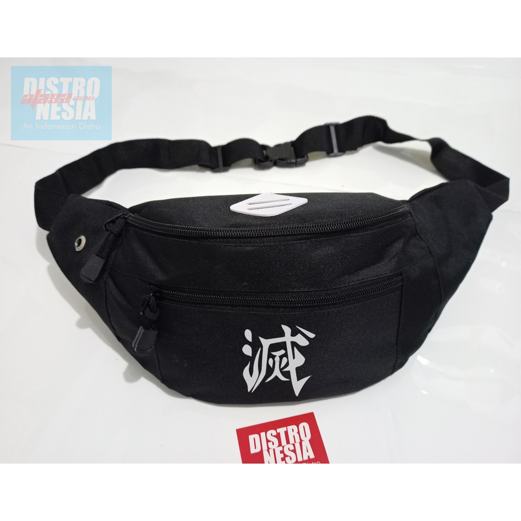 Waistbag Demon Slayer Tas Anime Jepang Tas Selempang Kimetsu No Yaiba
