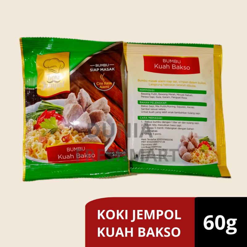 

KOKI JEMPOL Bumbu Kuah Bakso 40gram