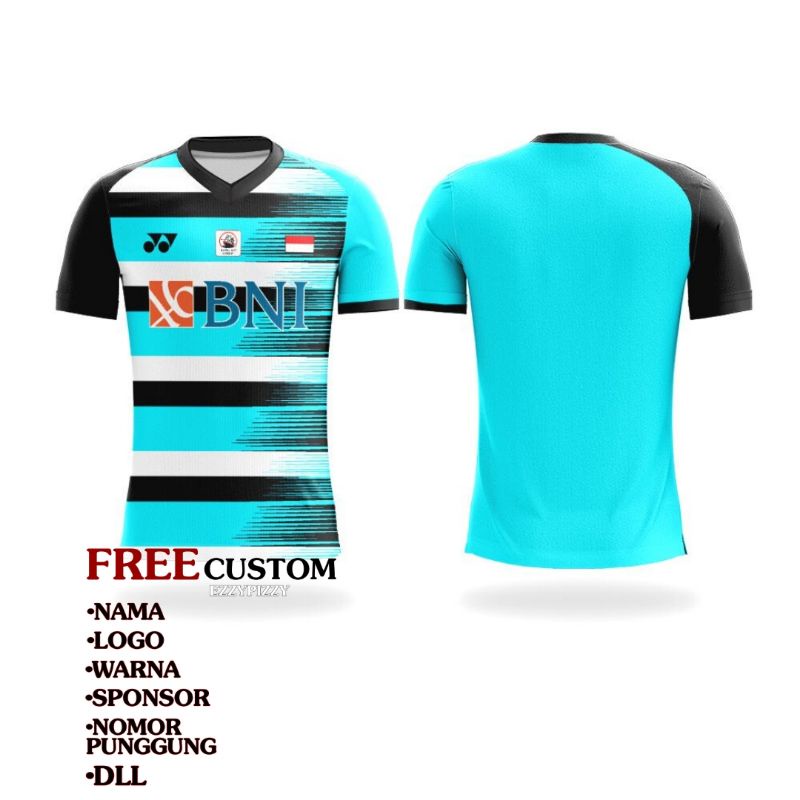 Baju Jersey Badminton - Jersey Custom fullprint - Indonesia Cup 2022