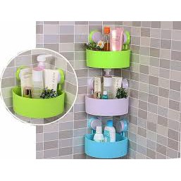 RAK SUDUT KAMAR MANDI/DAPUR PLASTIK