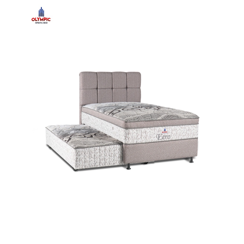 Olympic Kasur Springbed Set Divan Twin EERO UKURAN MULAI 120 X 200 2in1 Sorong Twin atas bawah ORIGINAL ORI TERBARU  / Tempat Tidur / Kasur Pegas Matras Central sppino Bigland double jawa timur COD