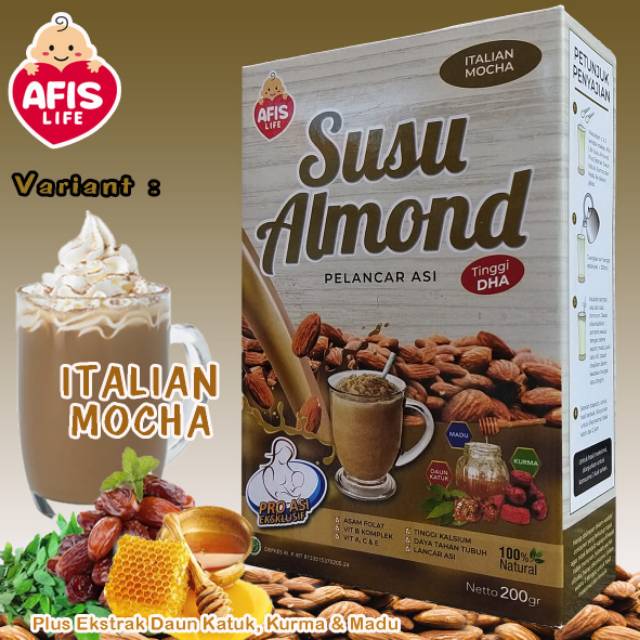 AFIS LIFE - SUSU ALMOND 200 GRAM / ASI BOOSTER