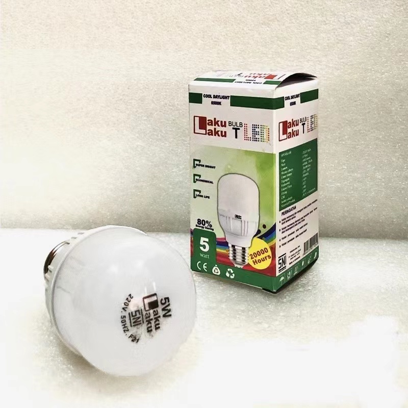 BOHLAM BOLA LAMPU LED 5W 5WATT 5 WATT LAKU LAKU HEMAT ENERGI MURAH