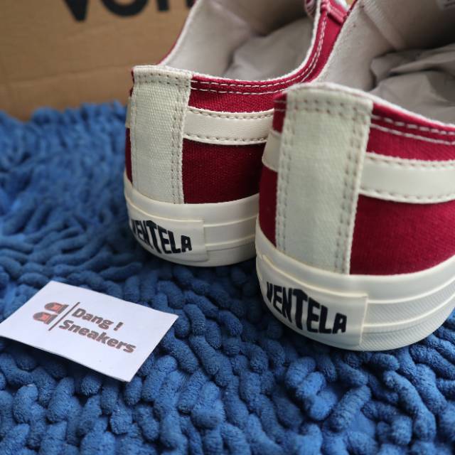 Sepatu Ventela Public Low Maroon Snekers Sale-3