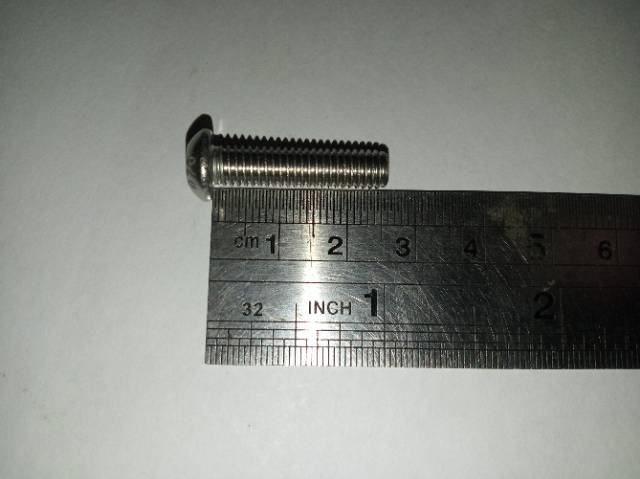 Button L M6 X 25 (2,5cm)stainless 304