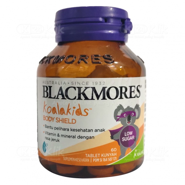 BLACKMORES KOALA KIDS BODY SHIELD ISI 60 TABLET 30 tablet 25 tablet multi chew