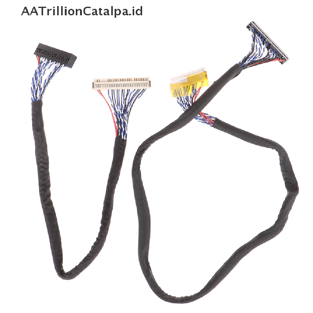 Aatrillioncatalpa LVDS Kabel FIX-30P-S6 30pin double 2ch 6 bit Untuk panel LCD