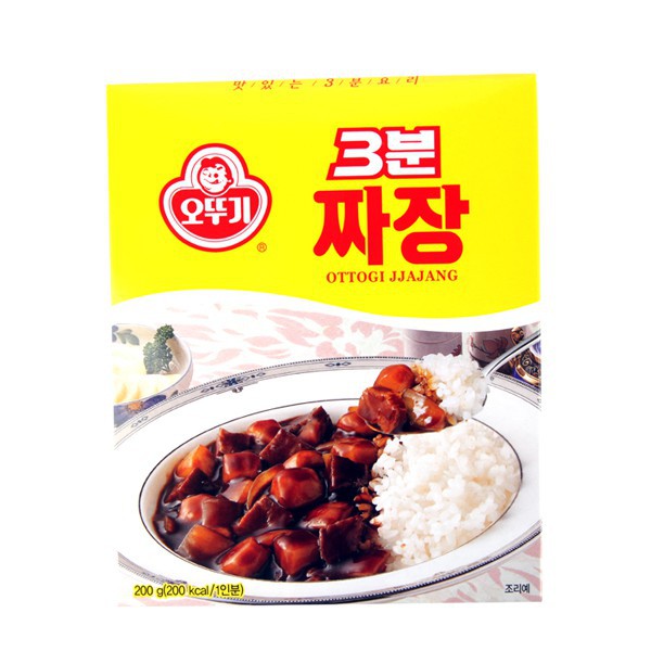 

3Bun Jjajang Ottogi 200 gram - Bumbu Kacang Hitam Jjajangmyeon Instan Korea