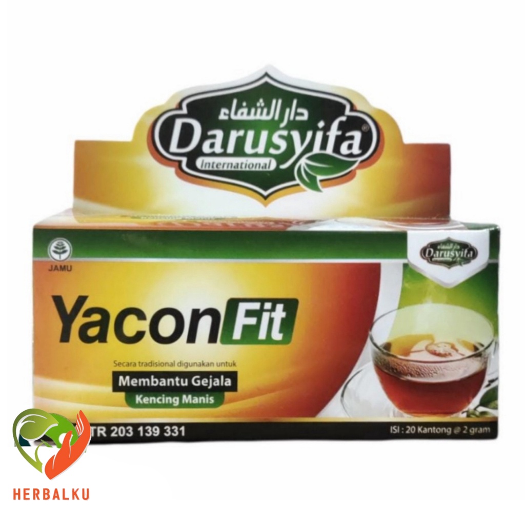 

Teh Celup Yakon Fit Darusyifa || YaconFit Darusyifa Isi 20 Kantong Original