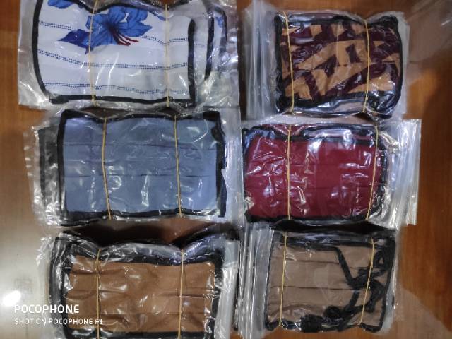 MASKER KAIN HIJAB DAN NON HIJAB