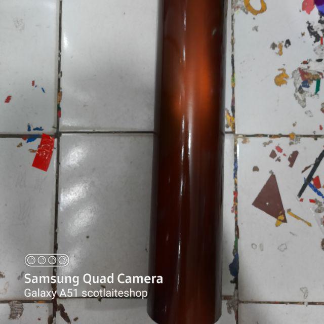 Stiker reflektive memantulkan cahaya asahi/sheikolite/solid/transign-BROWN