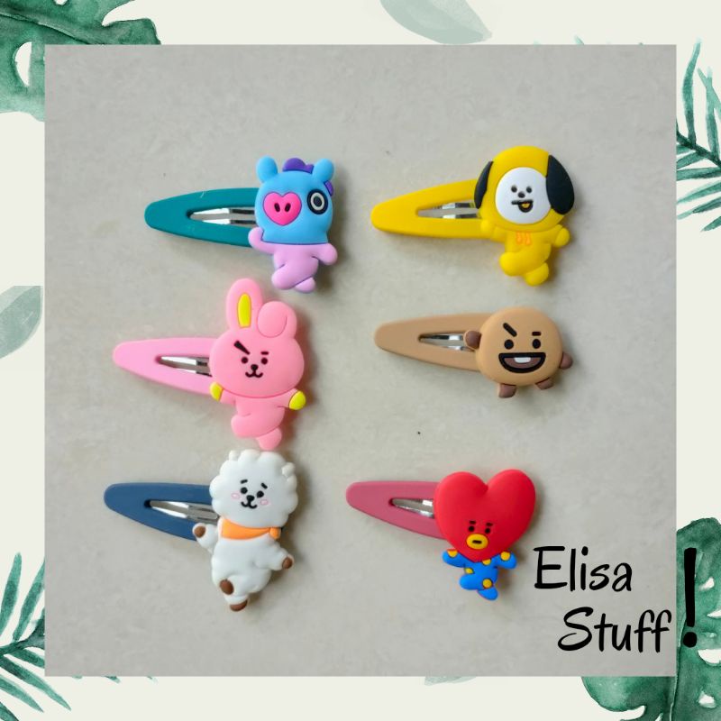 JEPIT RAMBUT BT21//JEPIT RAMBUT ANAK BTS//JEPIT BTS BT21