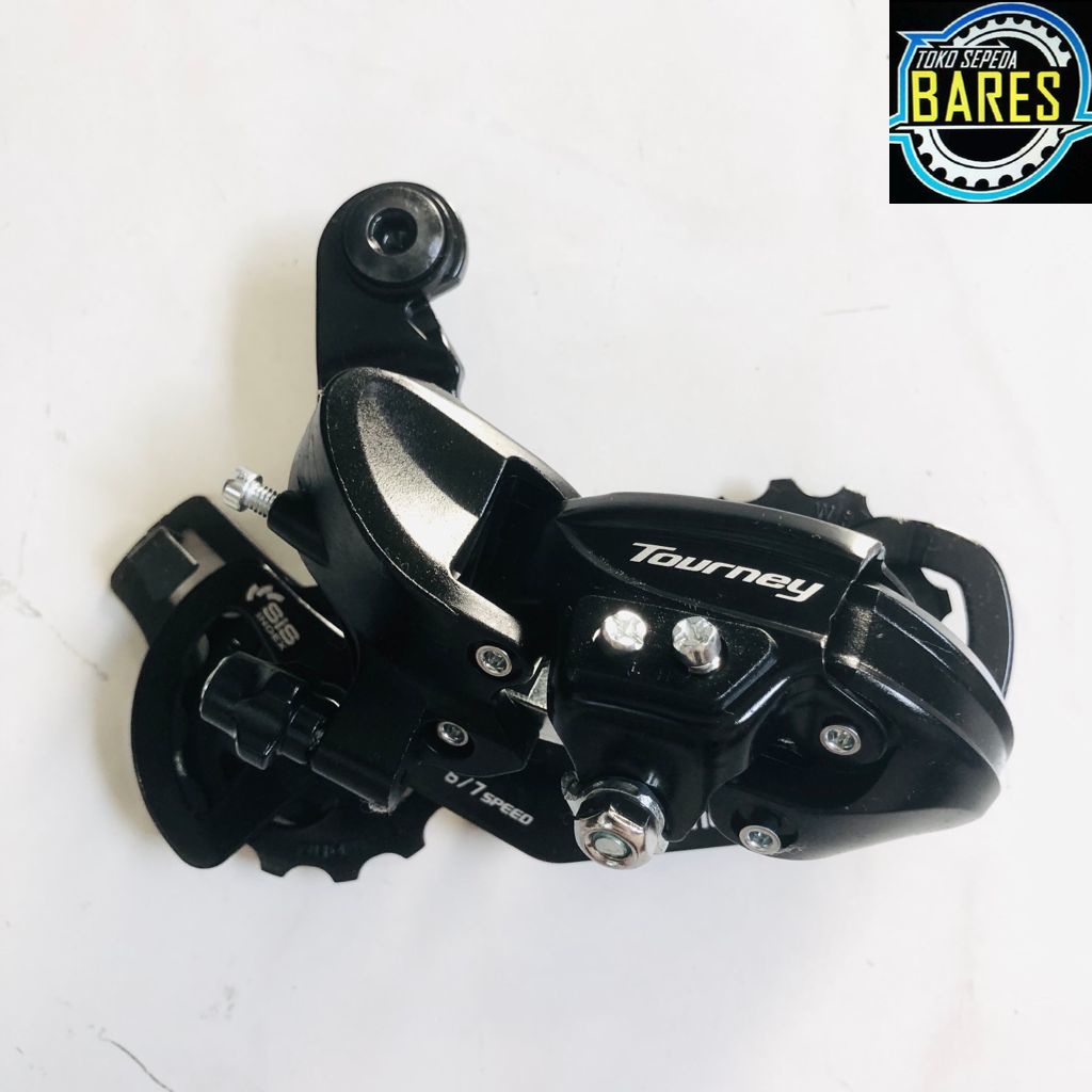 RD / Rear Derailleur Sepeda Shimano Tourney TY300 SIS 6 - 7 Speed / Letter S Jepit / Baut