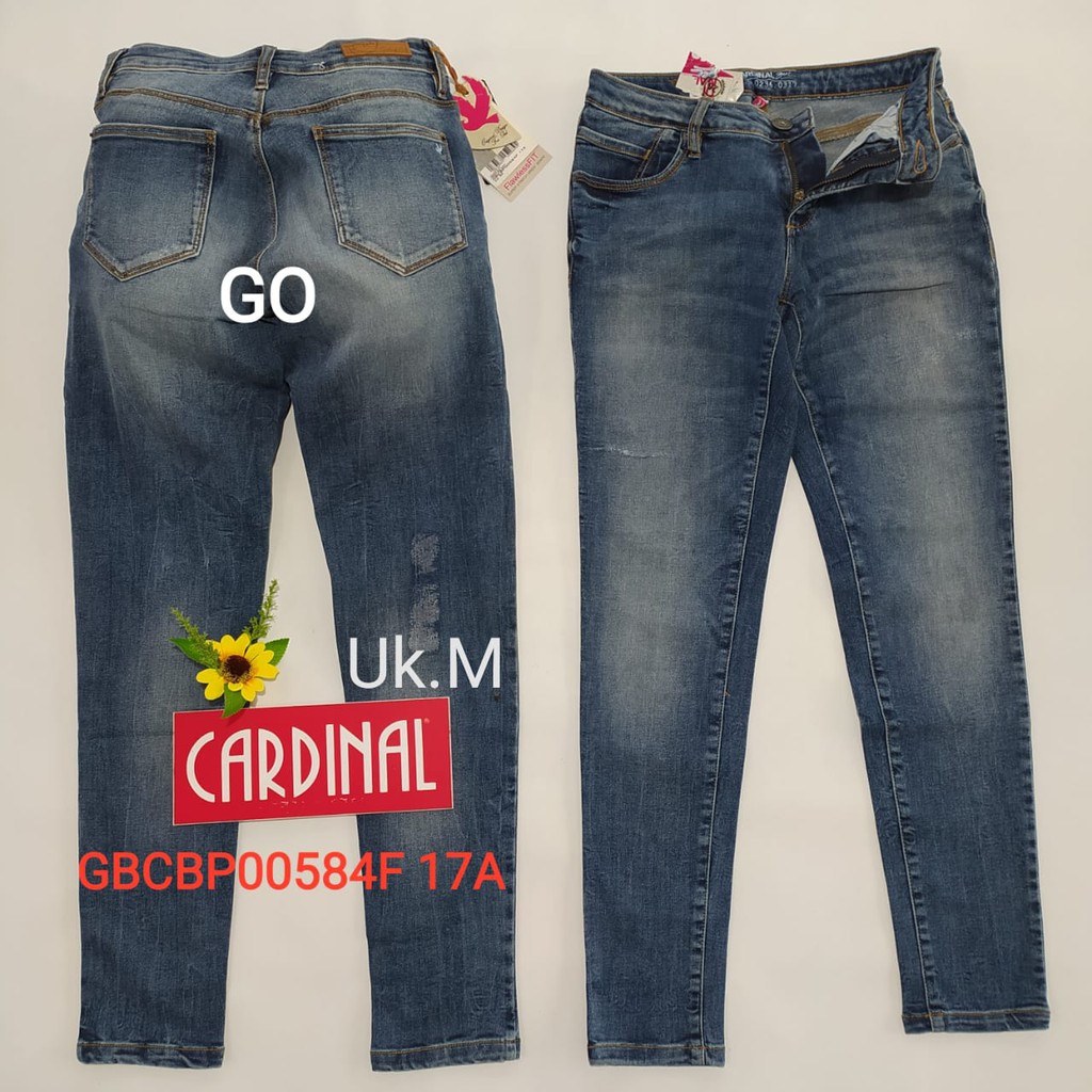 gof M CELANA JEANS CARDINAL Pensil Casual Stretch Skinny Slimfit Super Skinny Celana Panjang Ladys