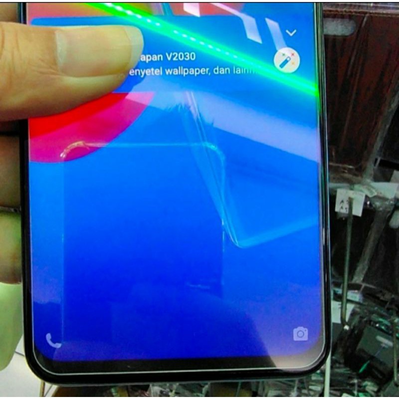 Vivo Y51 Y51A tempered glass anti gores kaca bening