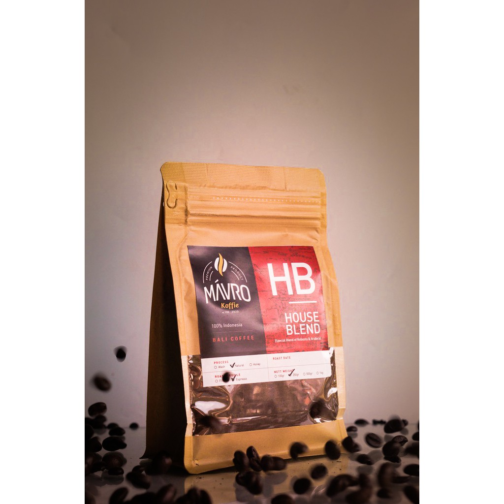 

Kopi House Bali Blend Robusta Arabika 100gr. Biji Kopi