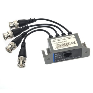 VIDEO BALUN 3 IN 1 AHD HDTVI HDCVI 4CH up to 5mp