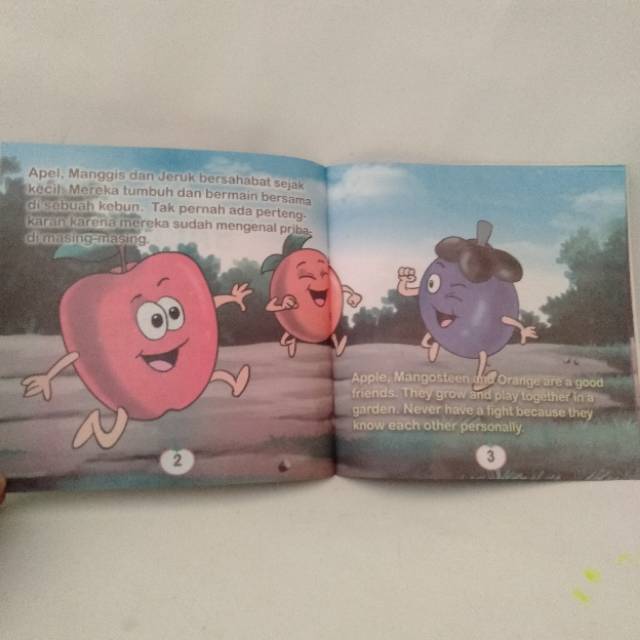 Buku Cerita Anak Bergambar Seri Dongeng Negeri Buah Dan Manfaat Buah Sayur