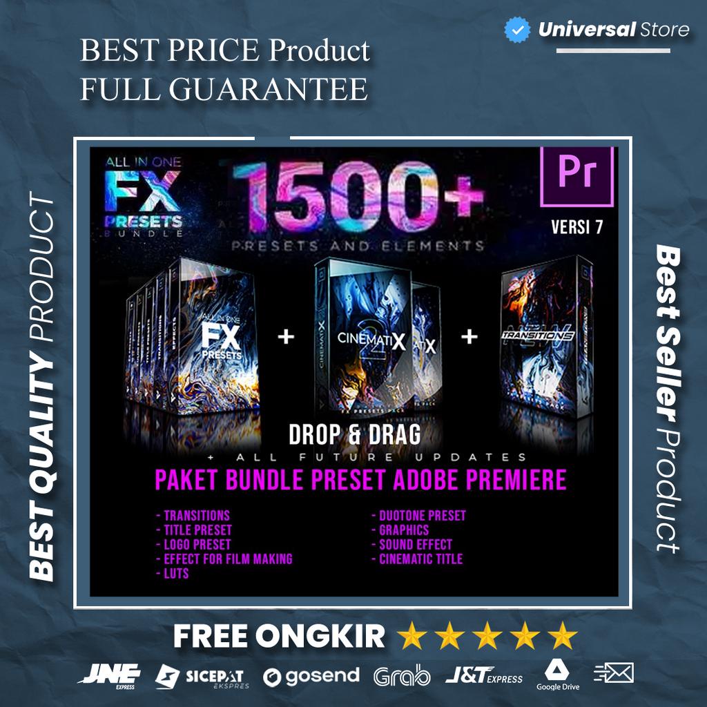 Koleksi 1500+ Presets Elements Effect FX Adobe Premiere Lifetime Update Terbaru