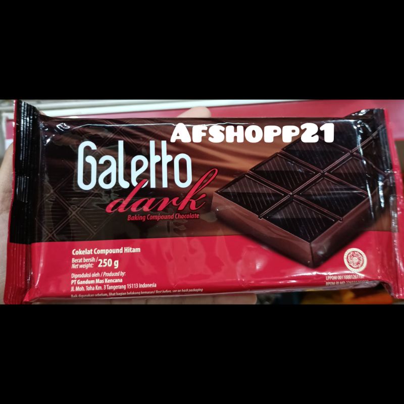 

COKLAT BATANGAN/GALETTO DARK 250GR