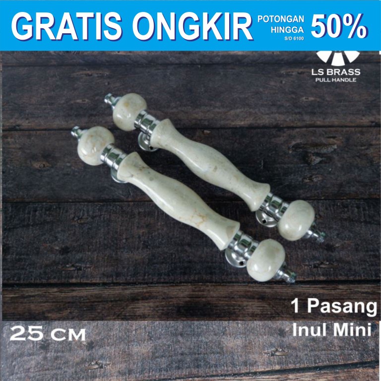 Handle Pintu Gagang Pintu Rumah Batu Marmer inul mini 25 cm