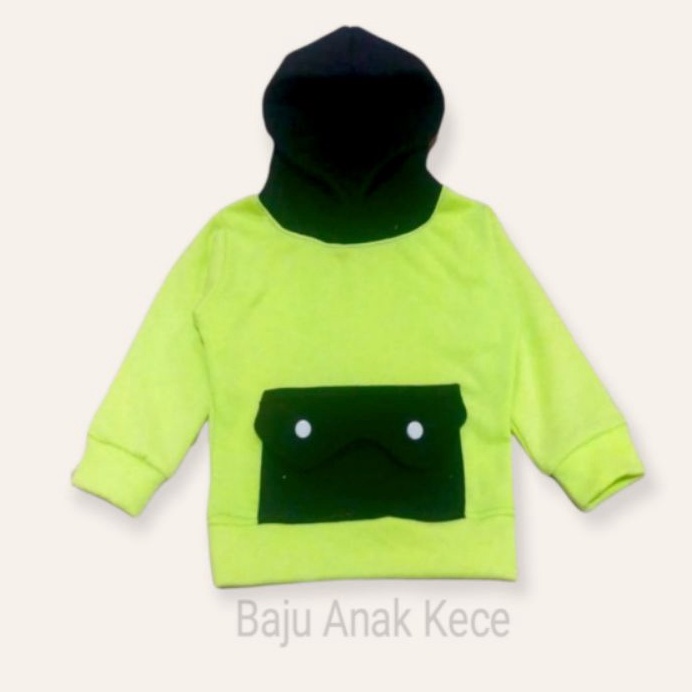 Sweater Hoodie Kacamata Anak Usia 1-4 Tahun Bahan Fleece Cotton Sweater Anak Unisex Sweater Anak Cowo Cewe