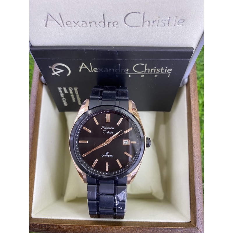 alexandre christie 8514md black rosegold pria