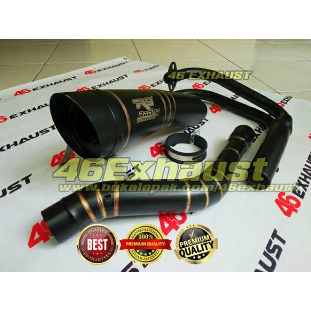 Knalpot Exhaust System For Ninja 250 Karbu FI Z250 R25 MT25 CBR250RR R9 H2 Blackdoff