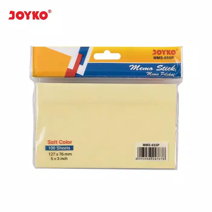 

Memo Stick/ Sticky Note / Kertas Memo / Memo Tempel Joyko MMS-655P